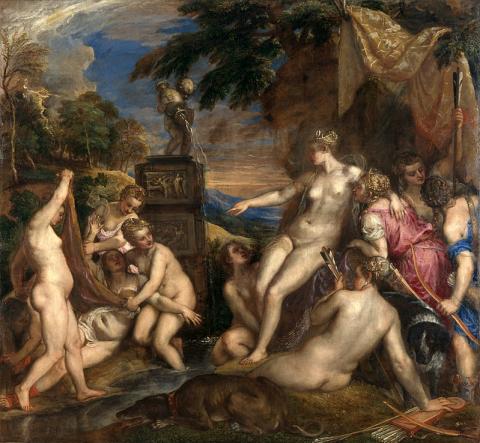 "Diana and Callisto" Titian 1556